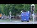 president trump´s motorcade in helsinki finland 2018