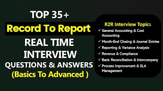 R2R Interview Questions and Answers for 2025 | Most Asked Accounting Record to Report Interview Q&A