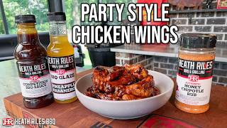 Party Style Chicken Wings on the Gateway Drum - Perfect for Tailgates & BBQs! | Heath Riles BBQ