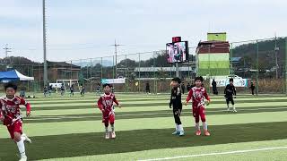 2024년 정읍 내장산배 전국유소년 축구대회. 4학년 챌린저부 8강. 거점FC VS 팀시리우스. 전반전. (3-4패)