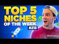 TOP 5 NICHES 🔥 Print on Demand Niche Research # 218 — (7/28/2024)