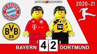 Bayern Munich vs Borussia Dortmund 4-2 • Bundesliga 2021 • All Goals Full Highlights Lego Football