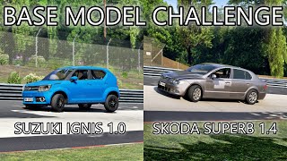 BeamNG.Drive | BASE MODEL CHALLENGE | Nürburgring | Suzuki Ignis AND Skoda Superb