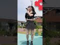 愛dream バスに乗って japanese local idol live on the roof of a department store