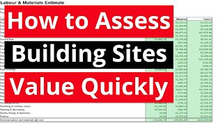 How to Assess a Building Sites Value Quickly - DeskTop Appraisal - DeskTop Appraisal