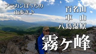 「霧ヶ峰・車山・八島湿原」百名山【アラカンぼっちの山歩き♪】