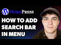 How to Add Search Bar in Wordpress Menu (easy & Fast) (Full 2025 Guide)