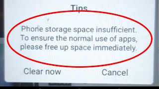 Fix Phone storage space insufficient. To ensure the normal use of apps please free up space Vivo