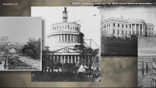 What buildings in DC were built by enslaved Africans?