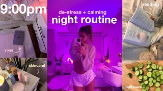9pm NIGHT ROUTINE ♡ taking care of body & mind!