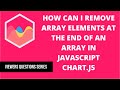How can I remove array elements at the end of an array in Javascript? | Chart.js