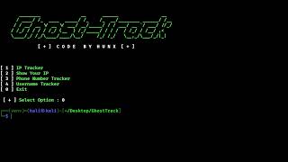 GhostTrack OSINT Tool — Full Setup & Demo on Kali Linux | Information Gathering Tutorial