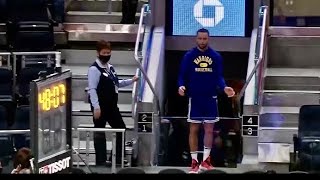 Stephen Curry’s Craziest Trick Shot From The Stands 😅
