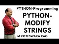 14. Python || Modify Strings