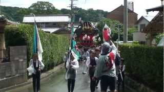 平成24年 天竜区山東八幡神社祭典