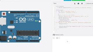 Sumatoria en arduino con el comando for