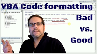 Better VBA 5 - Code Formatting