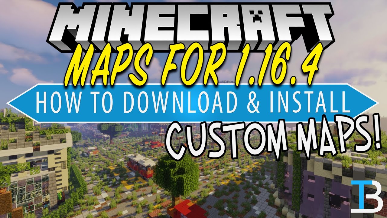 How To Download & Install Minecraft Maps For Minecraft 1.16.4 (PC ...