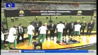 Bronze medal award ceremony at CHAN 2014