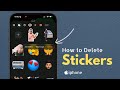 How to Delete / Remove Stickers on iOS 26