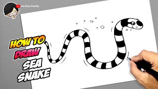 How to draw Sea Snake