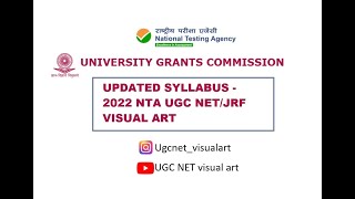 nta ugc net visual art syllabus 2022 (updated) explained