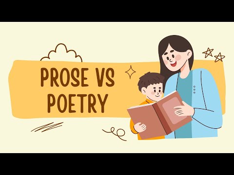 What are examples of prose?