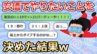 【2ch面白いスレ】安価でやりたいことを決めたらまさかの結果に...【ゆっくり解説】