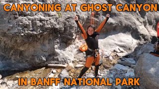 Canyoning at Ghost Canyon in Banff National Park