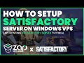 Satisfactory Dedicated Server Setup on Windows VPS | WORKING 2023