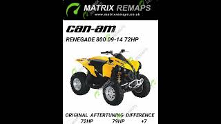 CAN-AM RENEGADE 800 09-14 ATV ECU TUNING FLASH REMAP REMAPPING SERVICE UK