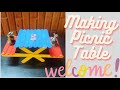 Making Picnic Table from Ice Cream Sticks | Easy Tutorial | Shahzad Tabassum