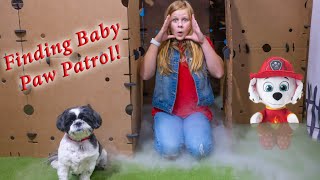 Assistant Saves Baby Paw Patrol from Smoke Filled Box Fort