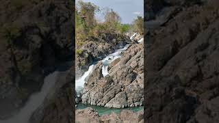 Sompamit water fall, Don Khon,Siphan Don(4000islands), Laos. ラオス、シーパンドーンのソムパミットの滝。(3)