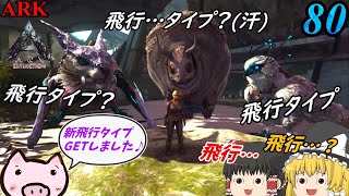 『新しい飛行タイプをGETしたぞ！🐷』　ブタと生きる #80  【ARK EXtinction ゆっくり実況】