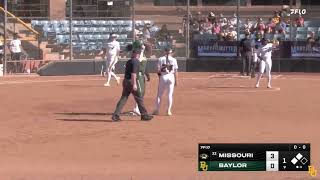 Baylor Softball: Highlights vs. Missouri | February 21, 2025