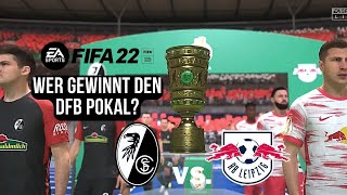 FIFA 22 SC Freiburg gegen RB Leipzig DFB Pokal Finale Prognose (deutsch/PS5)