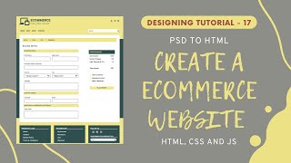 Checkout Page (Part 2) || Create an Ecommerce Website using HTML CSS and JS
