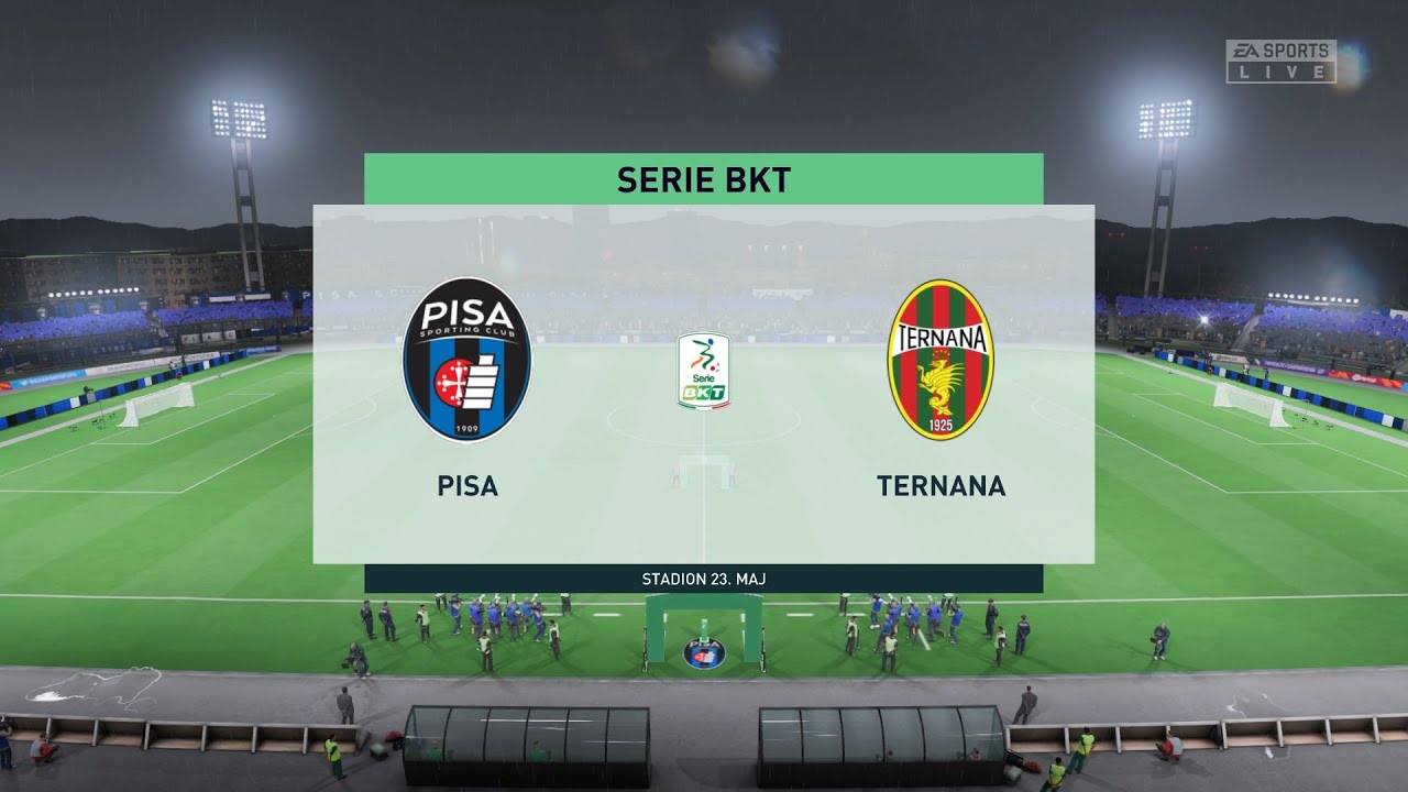 Pisa Vs Ternana (26/11/2022) Serie B FIFA 23 - YouTube