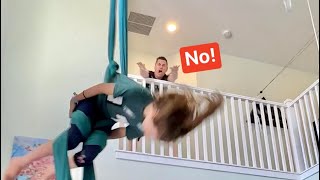 Babysitting GONE Wrong! Child FALLS from ceiling!😱