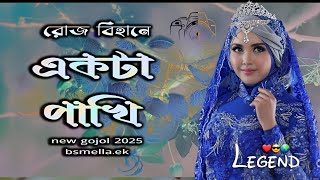 New gojol ।। নতুন গজল ।। রোজ বিহানে একটা পাখি ।।  Roj Bihane Ekta Pakhi ।। islamic song 2025