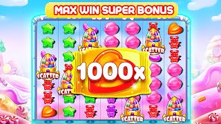 INSANE !! MAX WIN ON NEW SUGAR RUSH 1000 SUPER BONUS