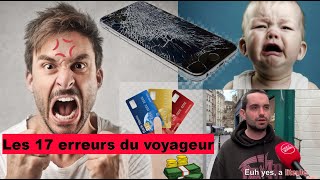 17 ERREURS en VOYAGE FACILES à EVITER.