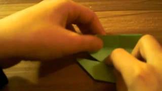 Origami springender Frosch (jumping frog)