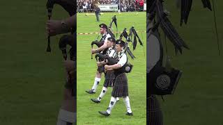 #scotlandthebrave by NorCon #pipeband #marchingband during 2024  Pitlochry #highlandgames #shorts