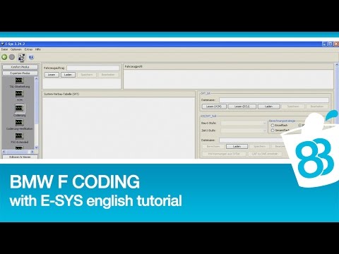 Bmw F Coding With E Sys English Tutorial Youtube