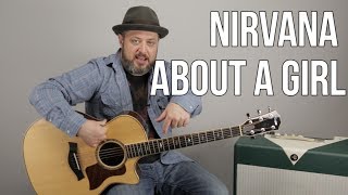 How to Play "About a Girl" by Nirvana on Guitar - Easy Acoustic Songs
