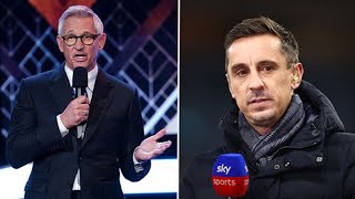 Gary Neville disagrees with Gary Lineker on Arsenal's Premier League title chances