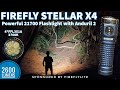 Firefly Stellar X4 - Powerful EDC Flashlight with Anduril 2, FFL351A 3700K NW, 2600lms, CRI95