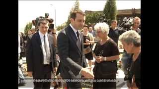 სამხედრო სასაფლაოზე დაღუპული გმირების ხსოვნას პატივი მიაგეს